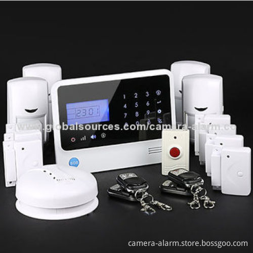 Russia Voice Prompt GSM Alarm with APP Remote Control, 99 Wireless Defense Zones, Relay Output